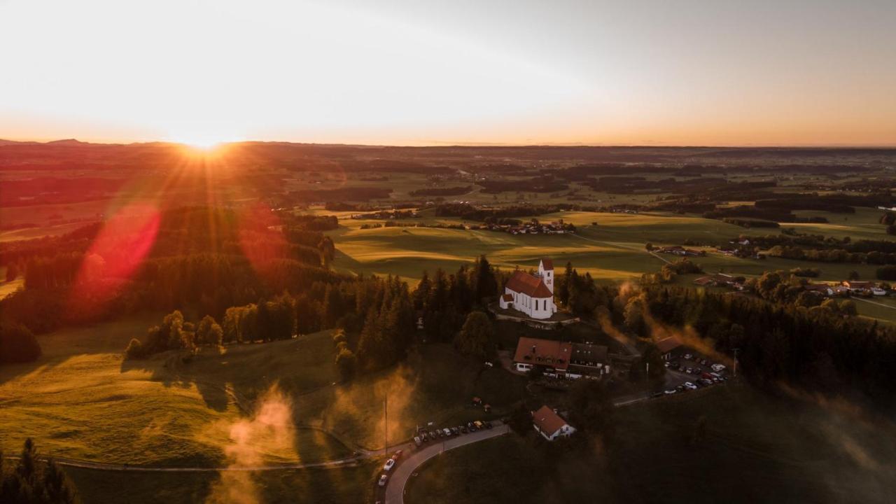 Panoramagasthof Auf Dem Auerberg Bernbeuren Eksteriør bilde